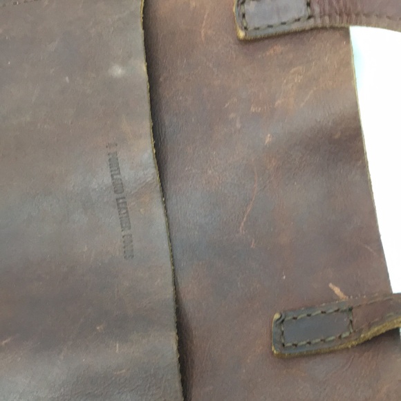 Portland Leather Goods  Dark Brown Leather Tote Bag - Picture 16 of 16